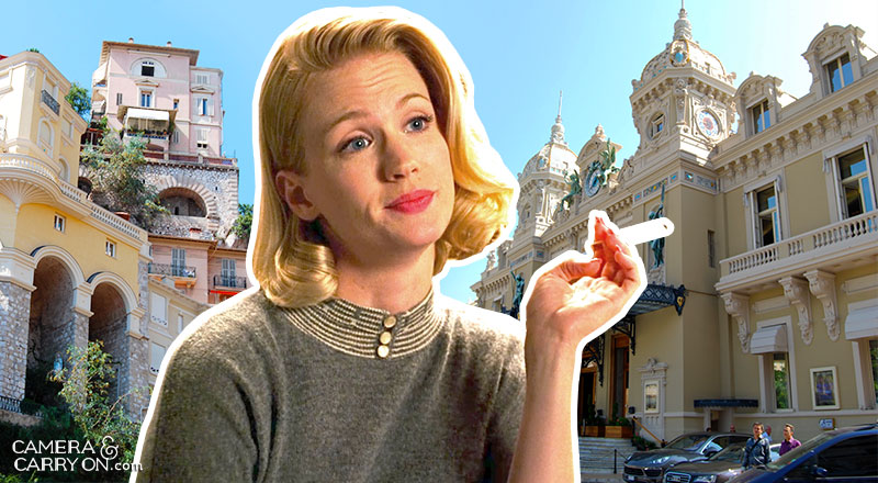 Where did Betty go? We Take Mad Men On a Vacation! Exploring the vacation destinations of characters AMC’s hit tv show Mad Men. #travel #madmen #popculture – Betty in Monte Carlo | CameraAndCarryOn.com