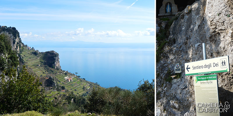 How I Tightened My Tush with Neapolitan Pizza - We hike the Path of the Gods, fuel up on leftover neapolitan pizza, and soak in gorgeous views of the Amalfi Coast | CameraAndCarryOn.com