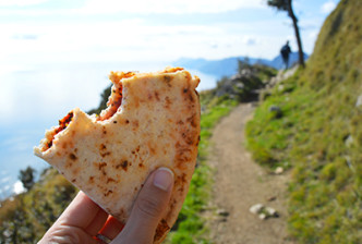 How I Tightened My Tush with Neapolitan Pizza - We hike the Path of the Gods, fuel up on leftover neopolitan pizza, and soak in gorgeous views | CameraAndCarryOn.com