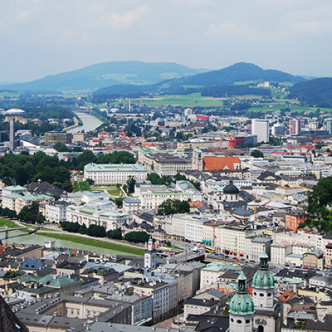 Photo On the Map: Salzburg, Austria - Panoramic view from the Festung Hohensalzburg | CameraAndCarryOn.com