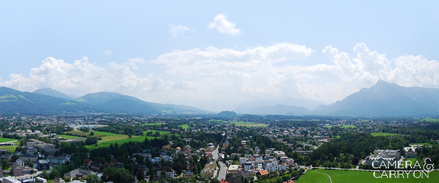 Photo On the Map: Salzburg, Austria - Panoramic view from the Festung Hohensalzburg | CameraAndCarryOn.com