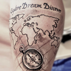 40 Travel Inspired Tattoos from Travelers, Bloggers, & Myself | CameraAndCarryOn.com