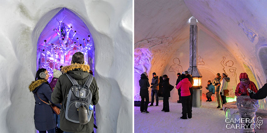 Quebec City's Hotel de Glace -- incredible ice hotel in Canada | CameraAndCarryOn.com