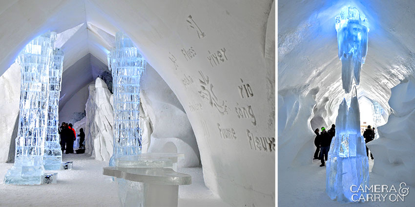 Quebec City's Hotel de Glace -- incredible ice hotel in Canada | CameraAndCarryOn.com
